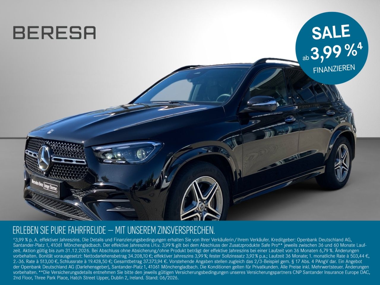 MERCEDES-BENZ GLE 350 de 4M AMG Night AHK Pano HUD Burmester