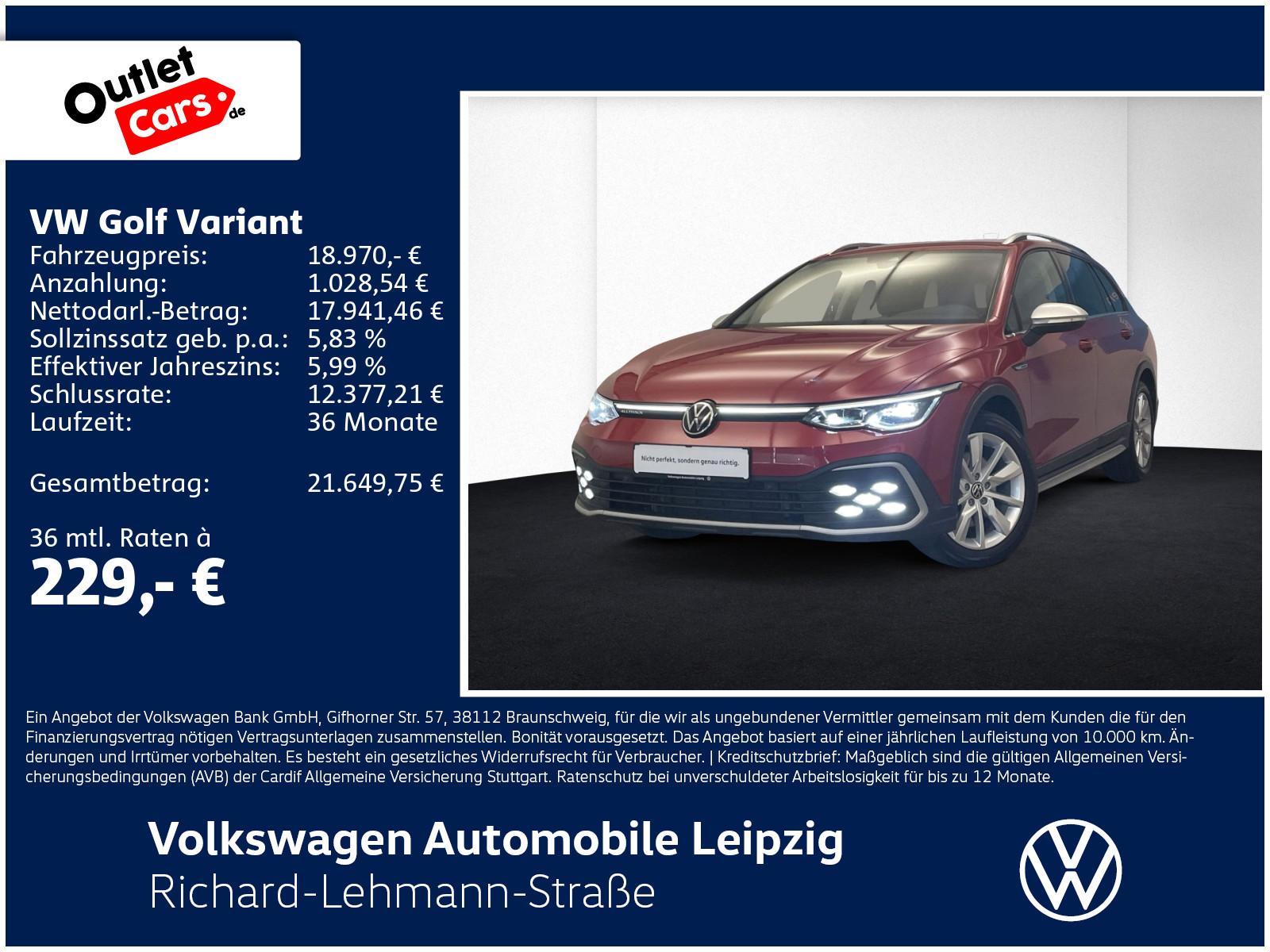 Volkswagen Golf VIII Variant Alltrack 2.0 TDI DSG 4M *AHK*