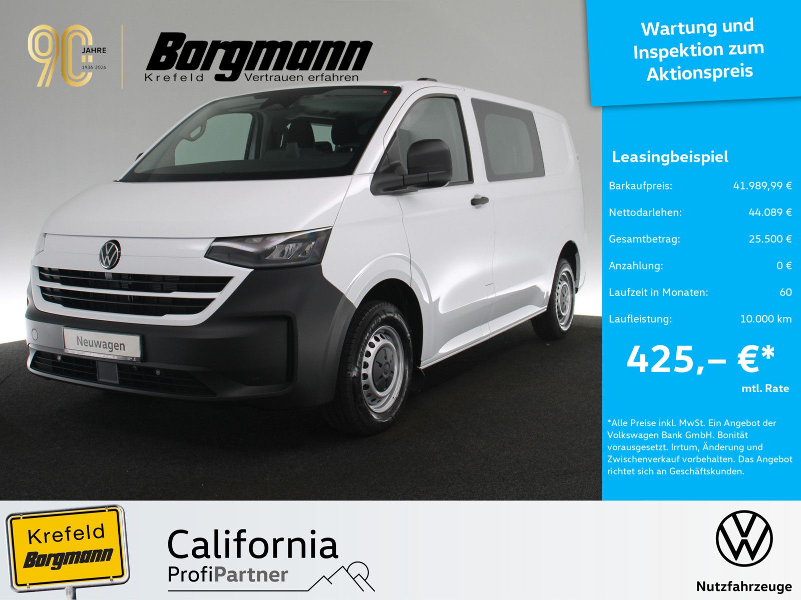 Volkswagen T7 Kasten Plus 2.0 TDI KR L1H1 AHK LED KAMERA PD