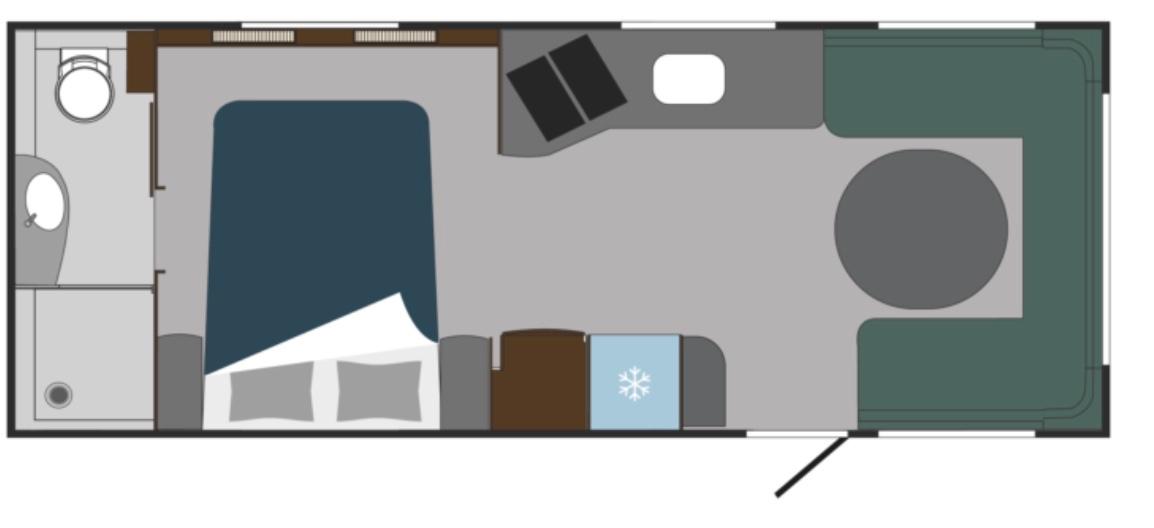 Polar Blackline 650 BQDA Tandemachse