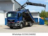 MAN TGS-18.320-4X4H-Blatt-3Seiten-Kipper-Meiler-Kran - MAN Kühlkoffer