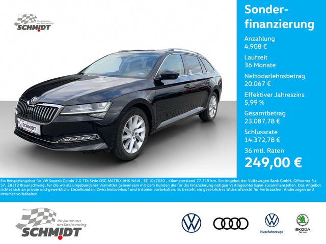 Skoda Superb Combi 2.0 TDI Style DSG MATRIX AHK NAVI