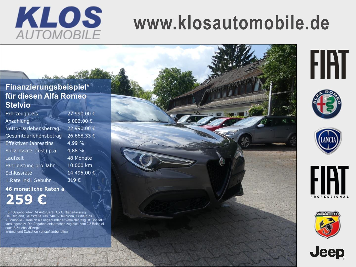 Alfa Romeo Stelvio VELOCE 2.0 TURBO Q4 PANO KAMERA XENON AL