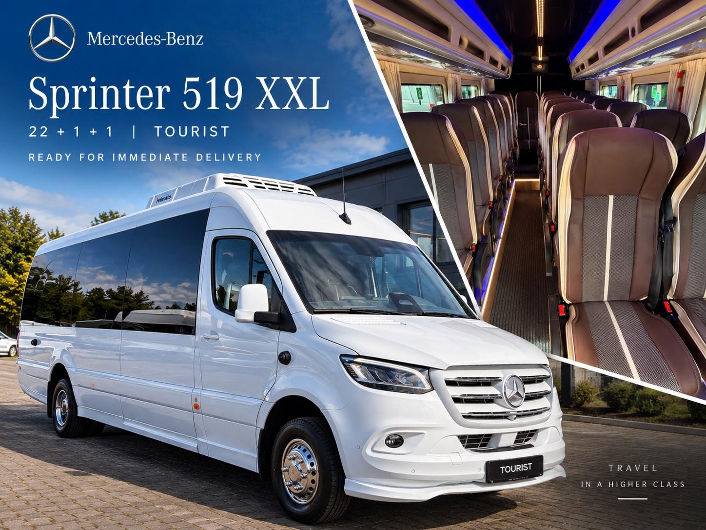 Mercedes-Benz Sprinter 519 TOURIST XXL / 24 pax / IN STOCK!