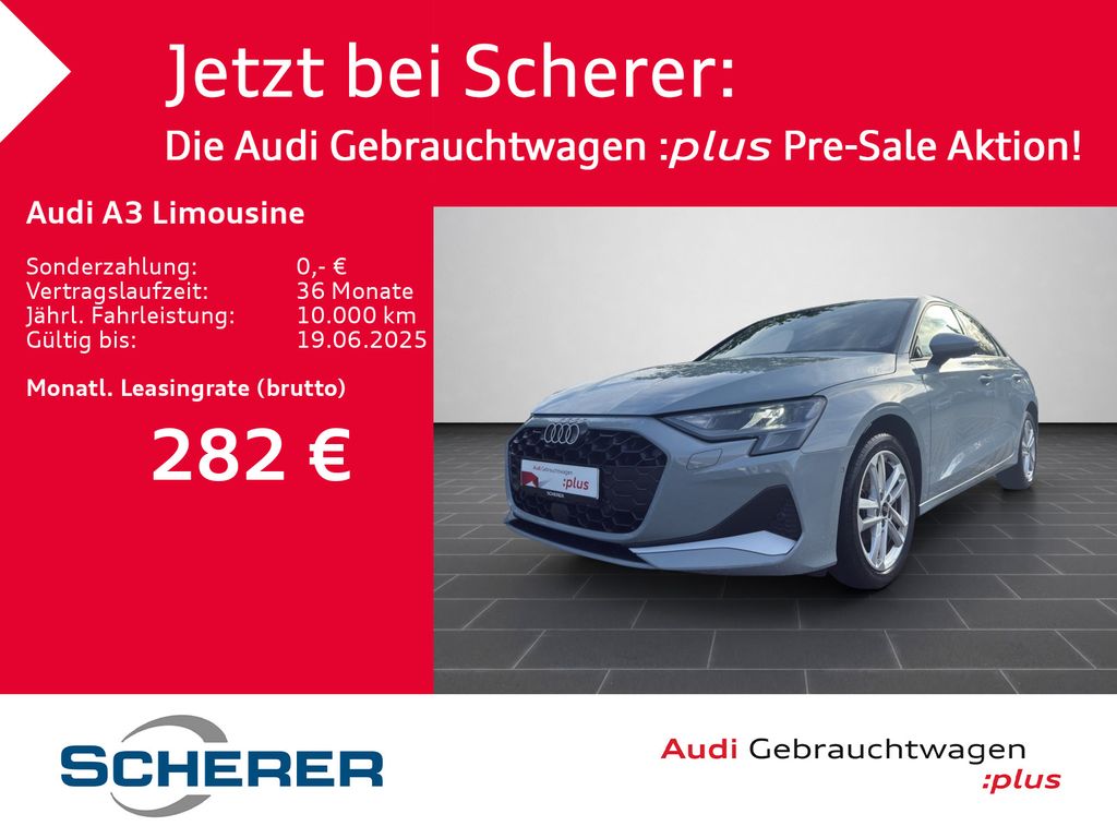 Audi A3 Limousine 30 TFSI advanced S tronic NAVI ACC