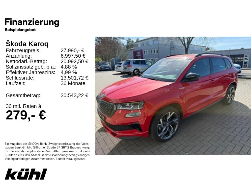 Skoda Karoq 2.0 TSI DSG 4x4 Sportline