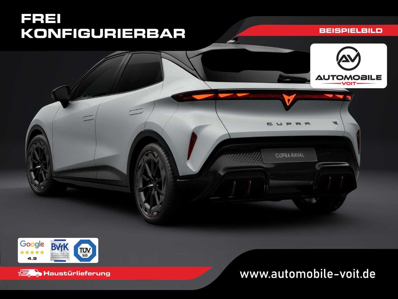 Cupra Raval VZ Plus Modelljahr 2027 52kWh 225PS  5 ... imagem 3