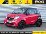 Smart fortwo coupe prime (52kW) Pano.-Dach/Klima/BC/NS - Smart ForTwo: Rot, Leder