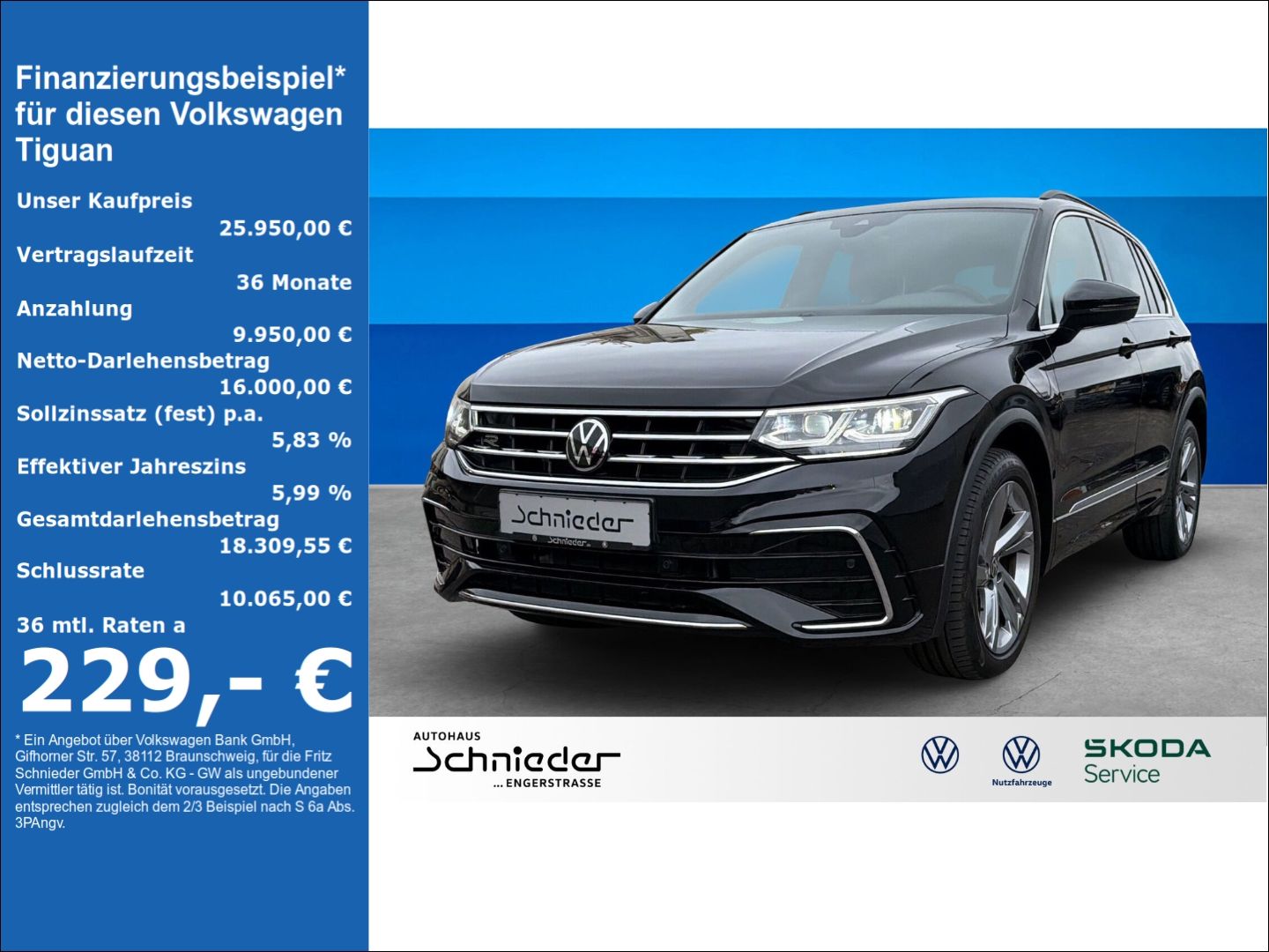Volkswagen Tiguan R-Line 1,4 l eHybrid Business Premium