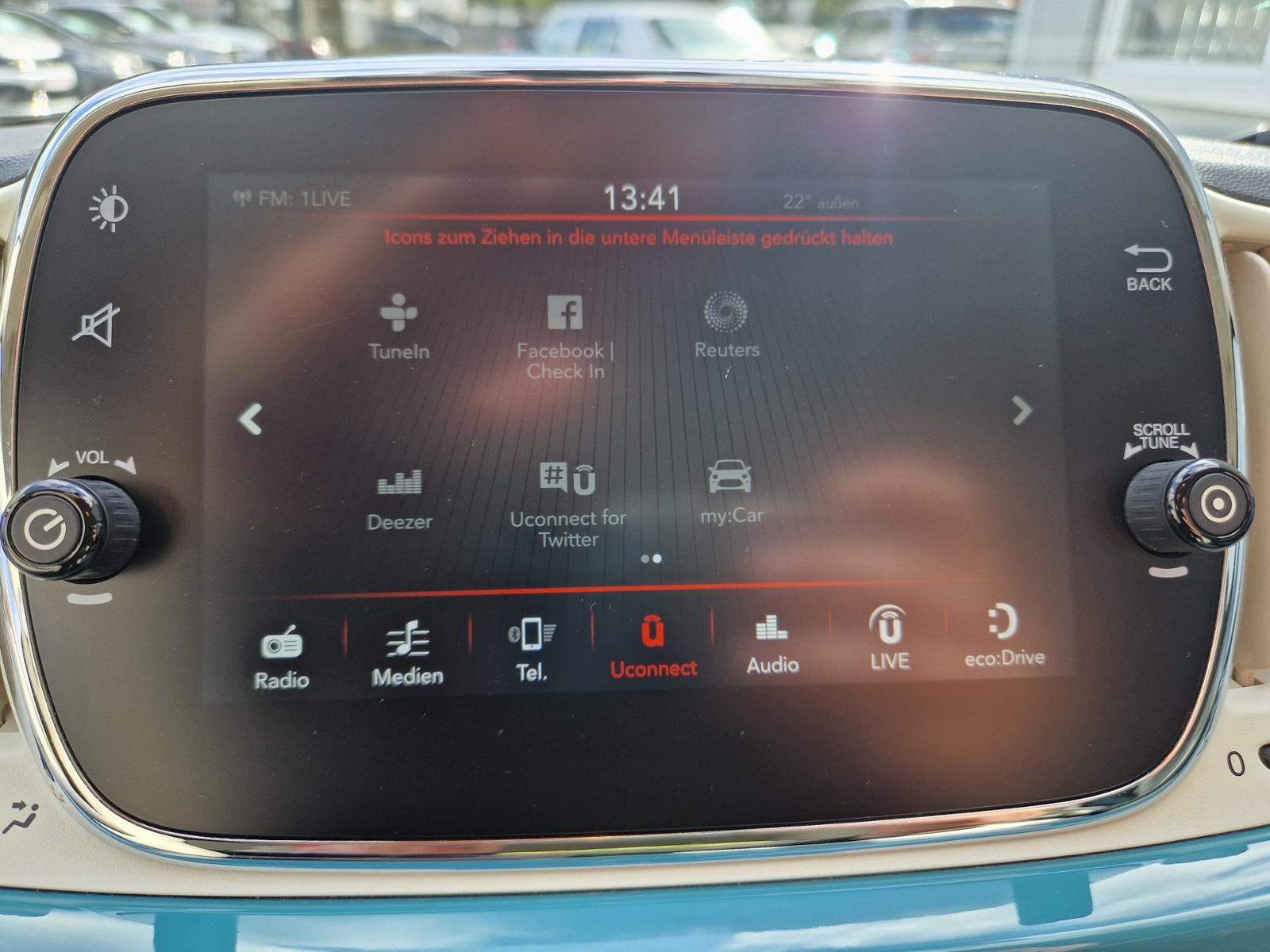 Fiat 500  Cabrio Anniversario *PDC*Tempomat*Klimaauto