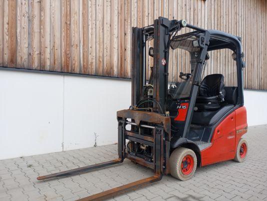 Linde H 16 T Triplex Zinkenverstellgerät