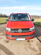 Volkswagen T6 2.0 TDI Wohnmobilzulassung AHK  - rote Volkswagen T6 Multivan