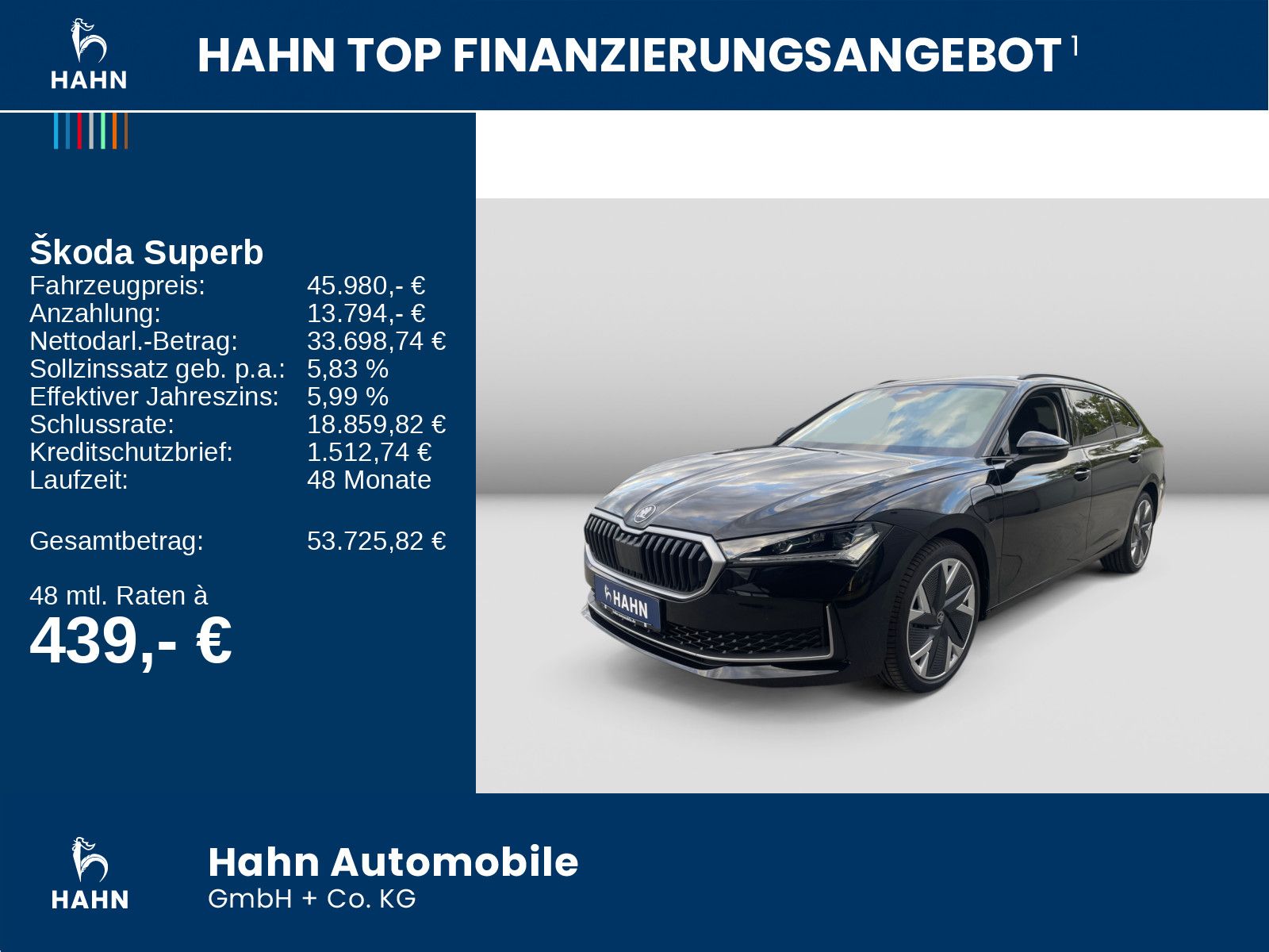 Skoda Superb C. iV Selection 1,5TSI 204PS AHK ACC Navi imagem 2