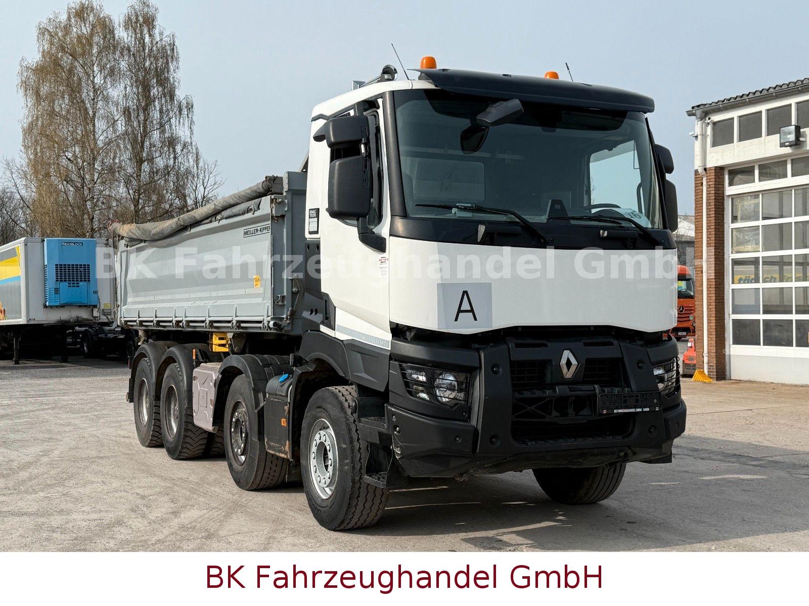 Renault C480 8x4, 3S Kipper Meiller, AHK, SHZ, Navi