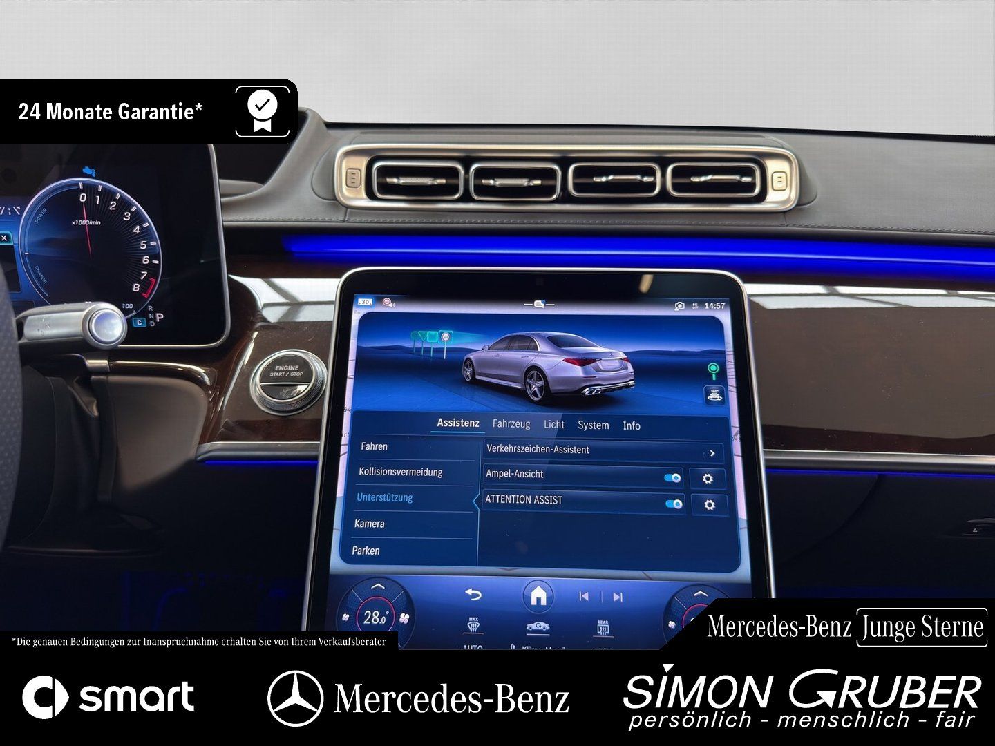 Fahrzeugabbildung Mercedes-Benz S 63 E Performance AMG Exklusiv Fond-Entertain