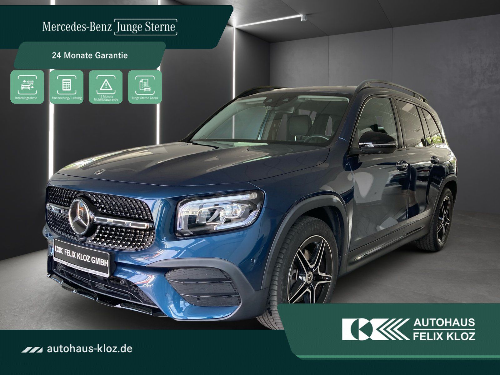 Fahrzeugabbildung Mercedes-Benz GLB 220 d 4M AMG*STDHZG*AHK*Distro*Burm*HUD*360*