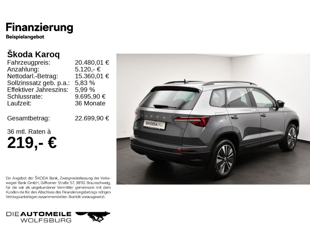 Skoda Karoq 1.0 TSI Tour Rückfahrkam/LED/AHK imagem 2