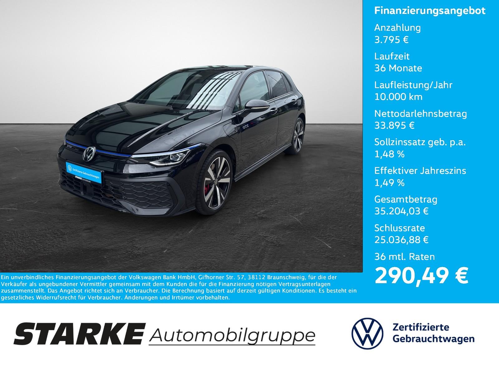 Volkswagen Golf GTE 1.5 TSI eHybrid DSG HeadUp AHK Navi LE