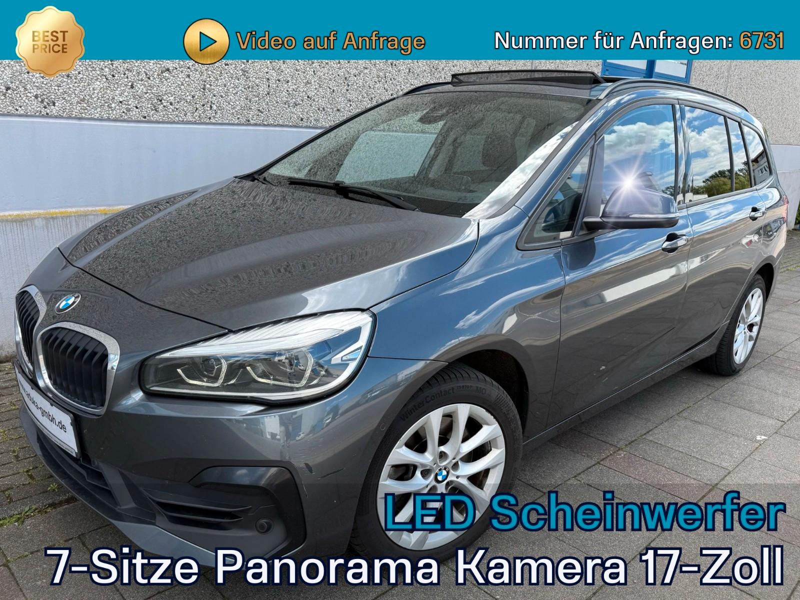 BMW 218d Gran Tourer 7-Sitze LED Panorama Leder HuD