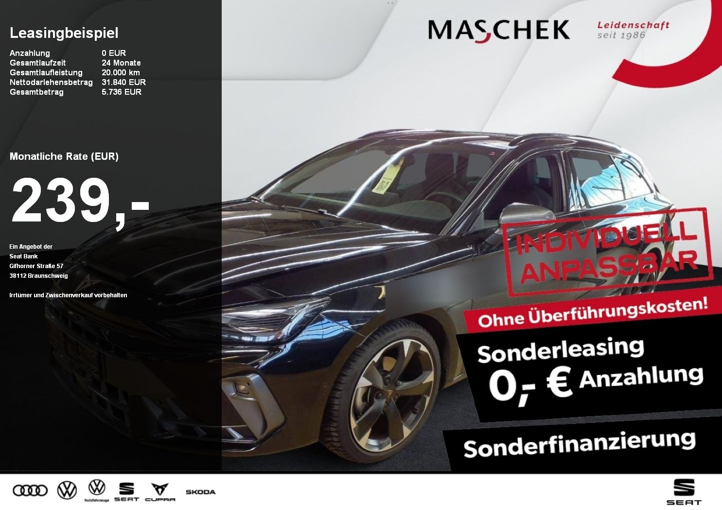 Cupra Leon ST 1.5 TSI DSG ACC RearView Sitzh. Ambiente