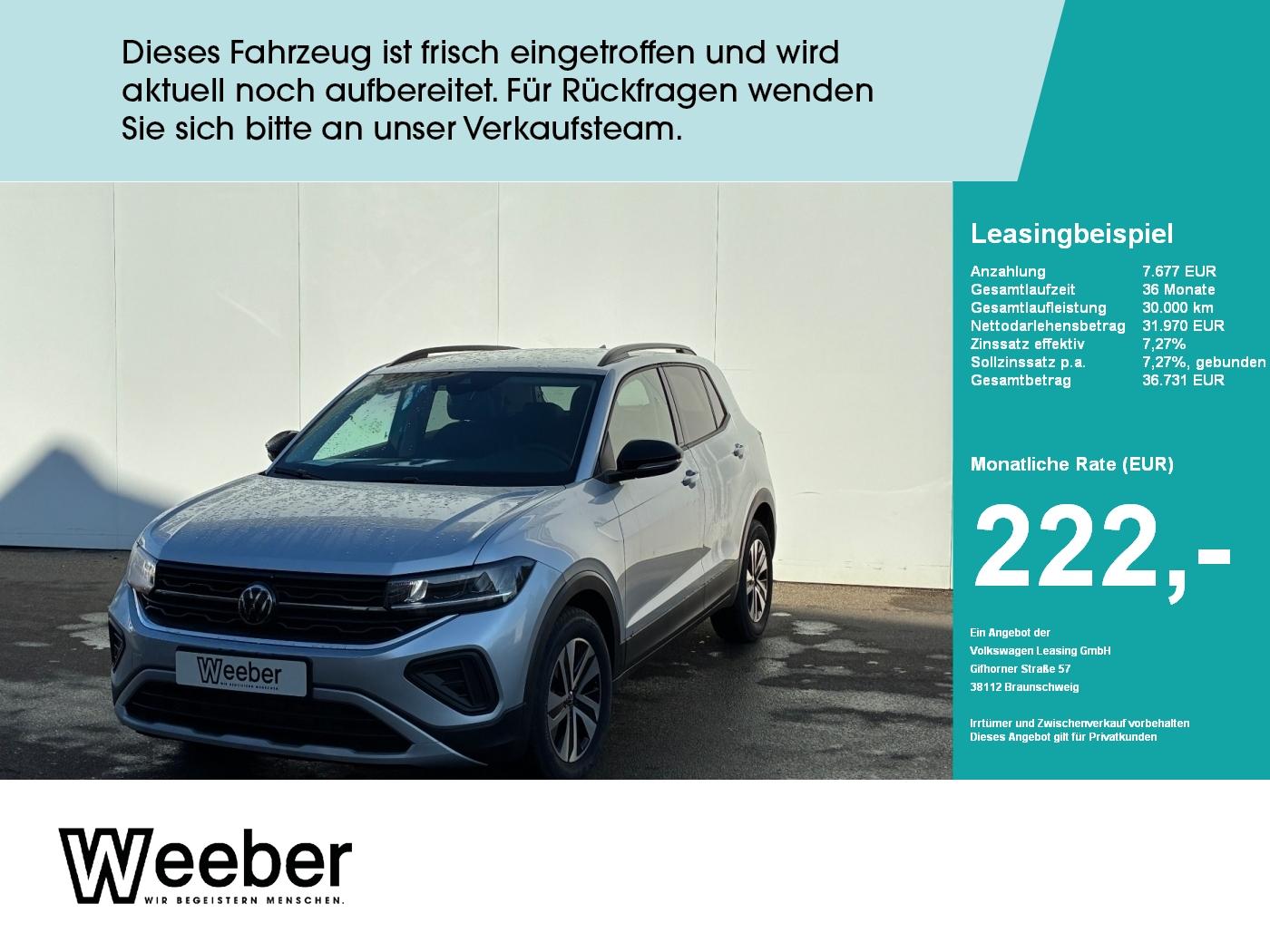 Volkswagen T-Cross 1.0 l TSI DSG Energy AHK Navi LED PDC