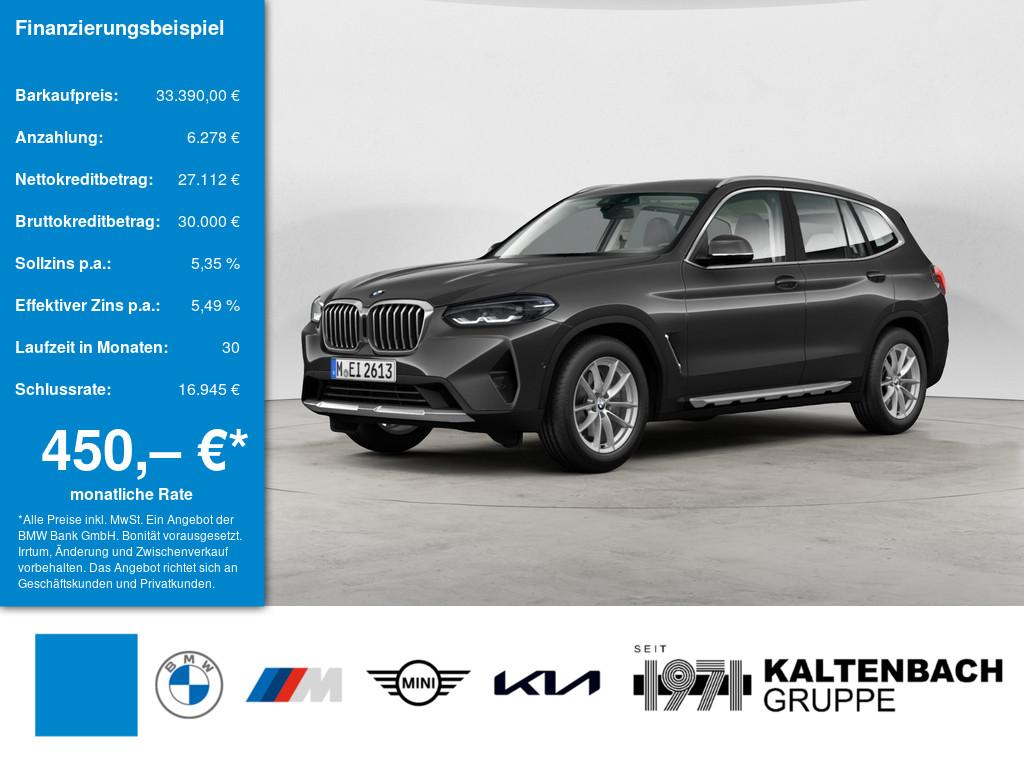 BMW X3 xDrive20d FACEL AHK HUD LED WLAN NAVI SHZ 2023