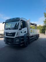 MAN 26.440, Kran faltbar. Pritsche , Bordwände
