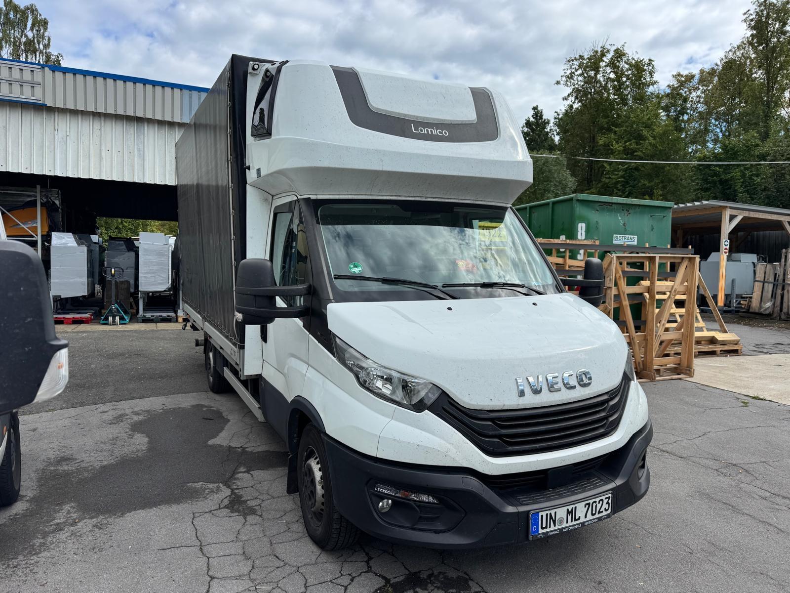 Iveco Daily 35S18 Pritsche Plane Ladebordwand
