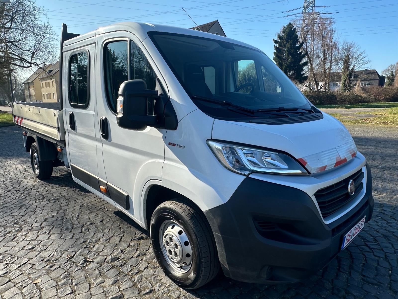 Fiat Ducato Pritsche Doppelkabine 7 Sitze AHK ASR
