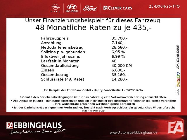 Ford Tourneo Courier Active Navi Kamera AHK Sitzhzg.