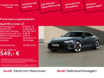 Audi Leasingangebot: Audi RS e-tron GT quattro Head-Up Pano Laser B&O Memo