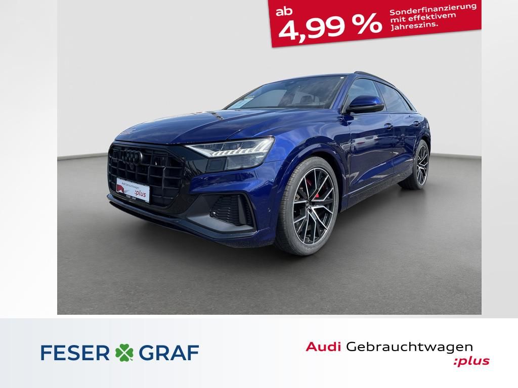 AUDI Q8 50 TDI S line AHK Matrix B&amp;O HUD 360° Pano