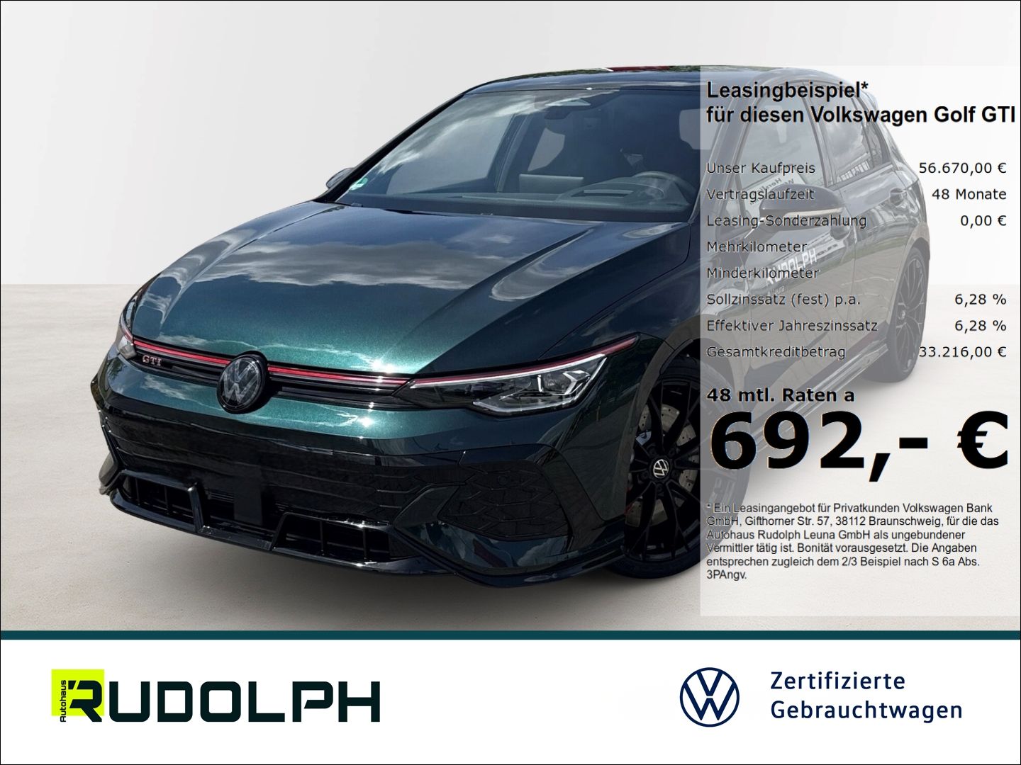 Volkswagen Golf GTI VIII Edition 50 2.0 TSI DSG AD HUD ACC 