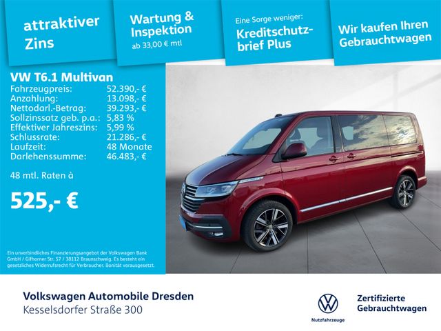 Volkswagen T6.1 Multivan 2.0 TDI DSG LED Navi AHZV DAB ACC