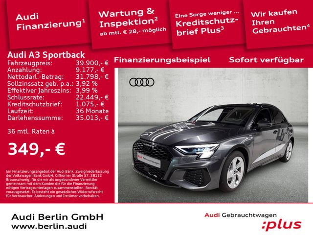 Audi A3 Sportback TFSI e S line S tr. B&O RFK MATRIX