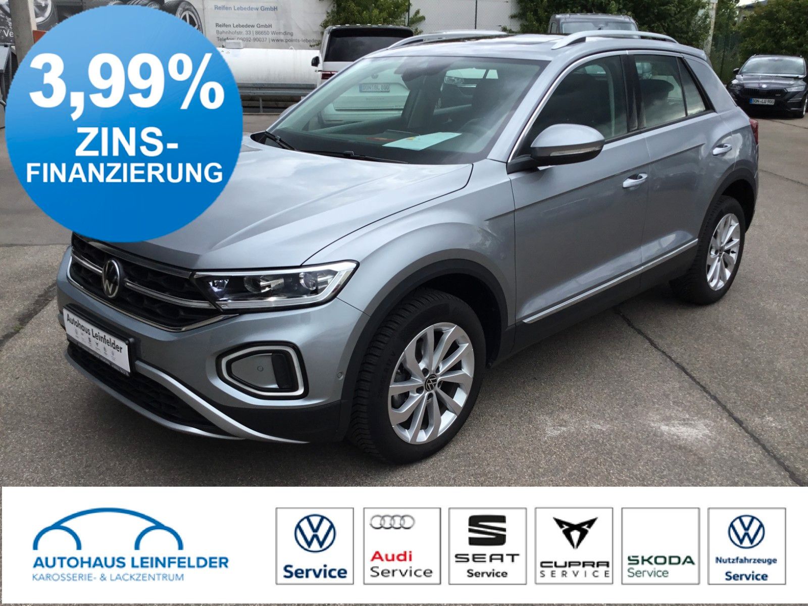 Fahrzeugabbildung Volkswagen T-Roc 1.5 TSI DSG Style+AHK+MatrixLED+ACC+Pano