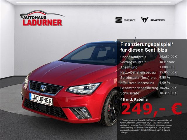 Ibiza FR Black Edition 1.5TSI DSG*PANO+KESSY+LED