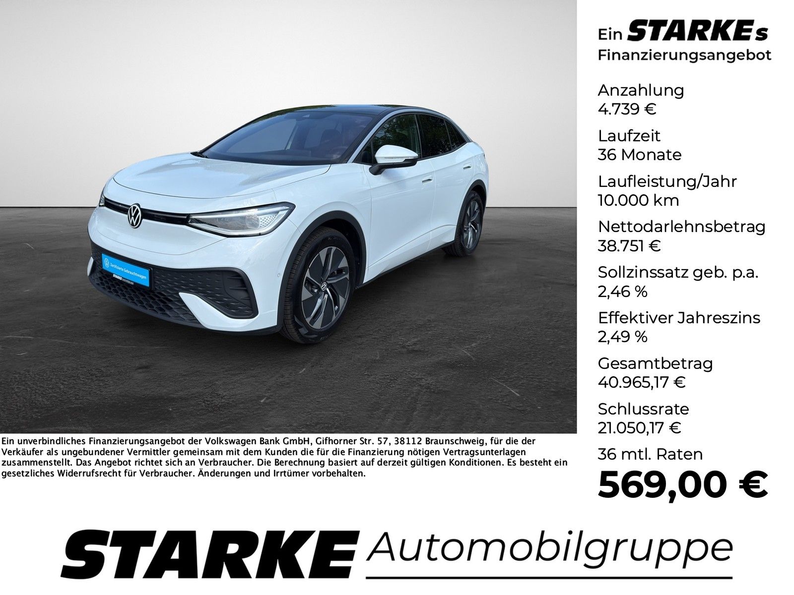Volkswagen ID.5 Pro mit Infotainment-Paket Panodach Standh