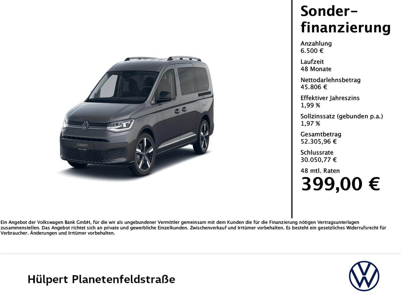 Volkswagen Caddy Maxi 2.0 TDI Edition AHK, RFK, LED