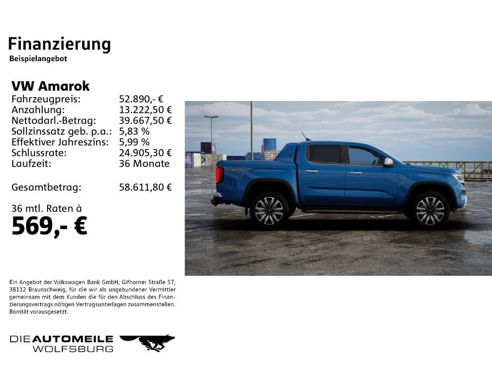 Volkswagen Amarok DC 3.0 TDI 4M Automatik Aventura AHK Lede foto 2