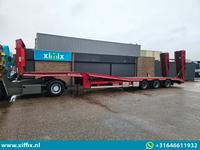 Meusburger 3-achs. Semi Tieflader mit hydr Rampen und Boden