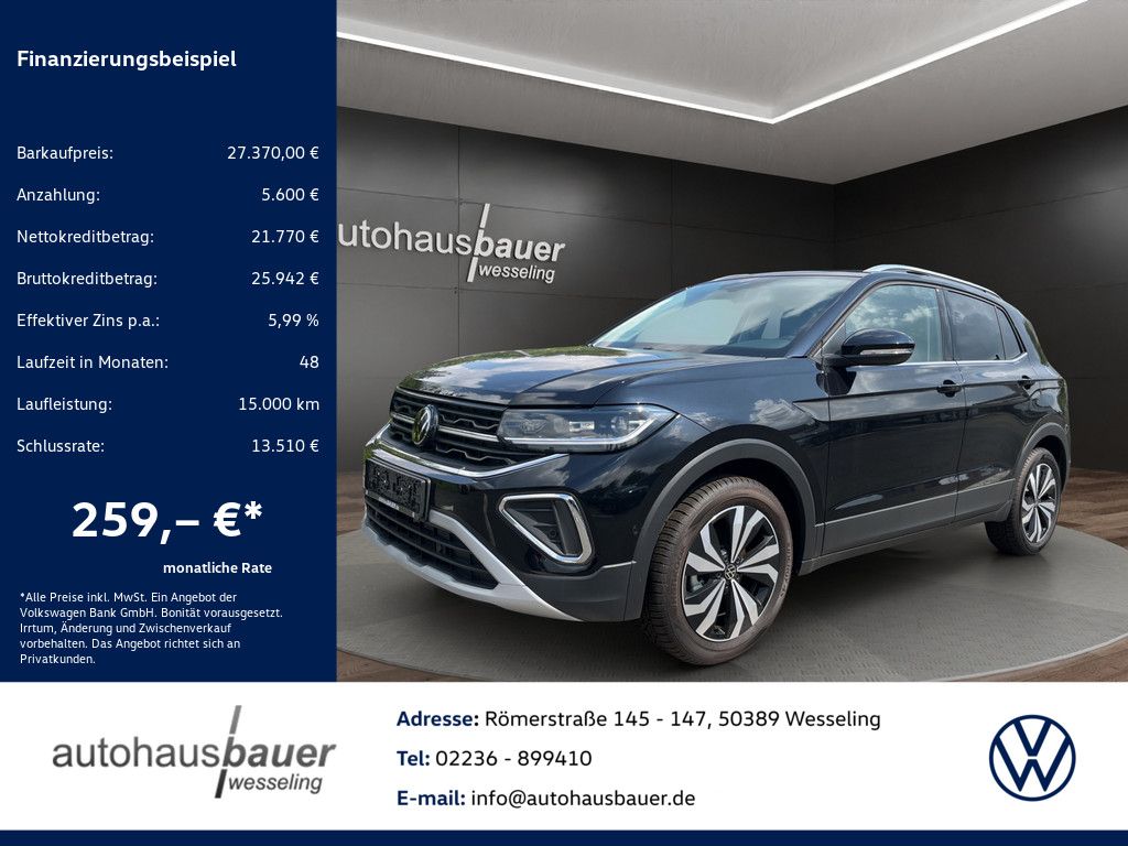 Volkswagen T-Cross 1.0 TSI Style *NAV,R.Kam,APP,ACC,2-ZonKl