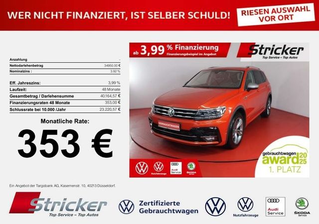 Volkswagen Tiguan Allspace R-Line 2.0TDI 353,-ohne Anzahlun