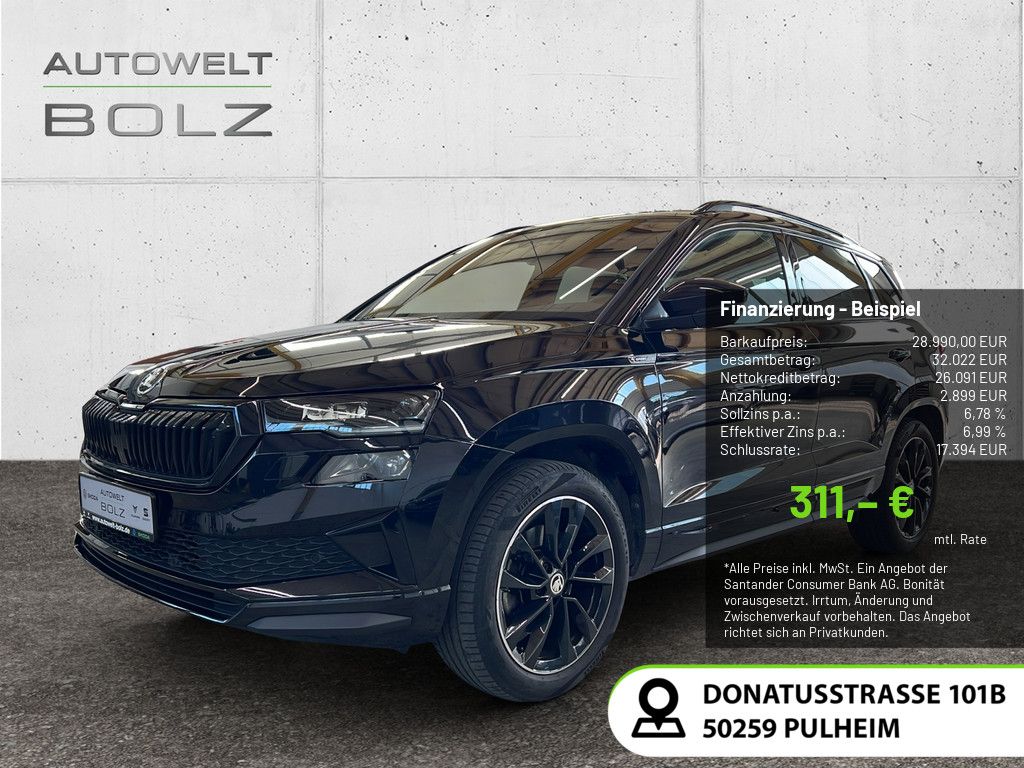 Skoda Karoq 2.0 TSI Sportline 4x4 KAMERA MATRIX-LED