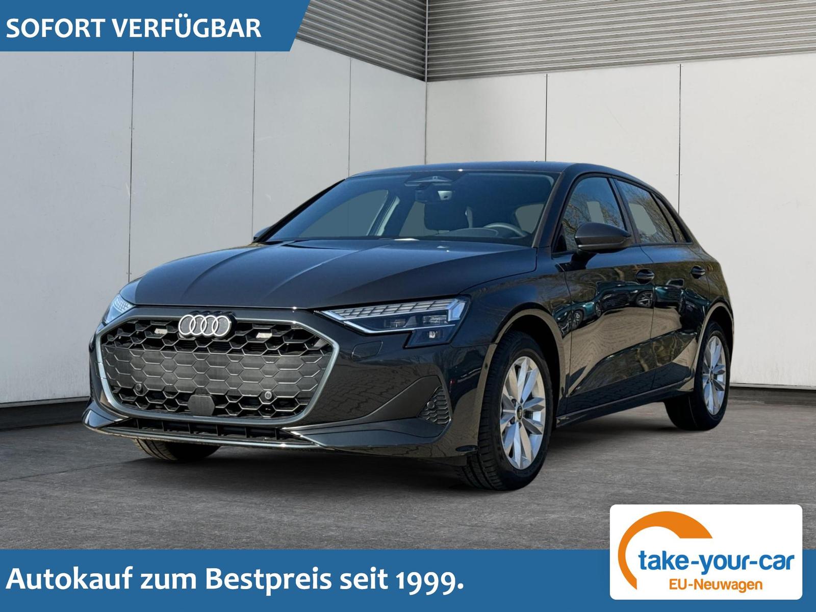 Audi A3 Sportback ACC+KAMERA+SHZ+LED+16"LM+APP