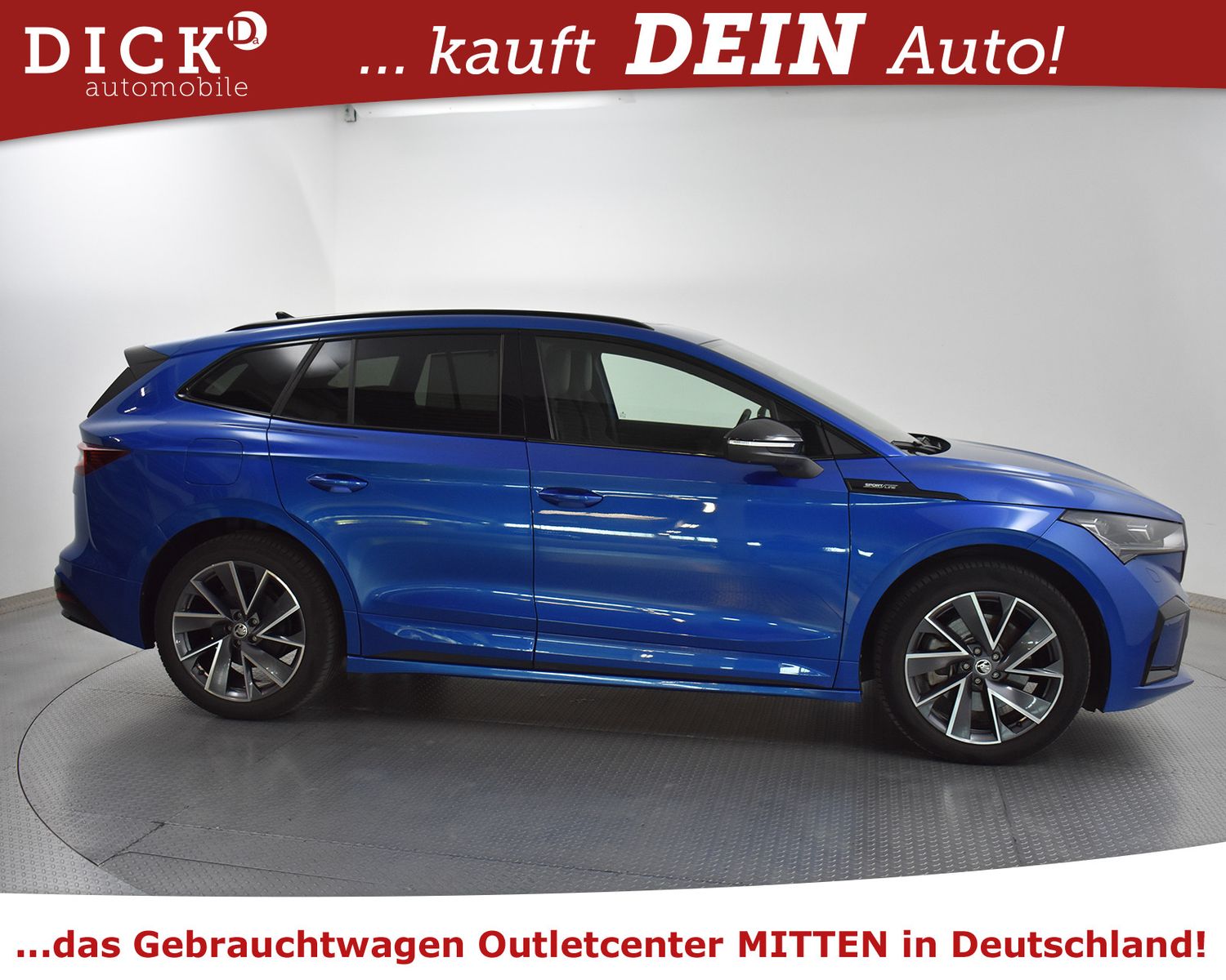 SKODA Enyaq 80 Sportline PANO+MATRIX+HEAD+AHK+360+VOLL - Image 2