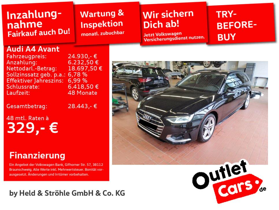 Audi A4 Avant advanced 40 TDI KAM LED NAVI+ SHZ