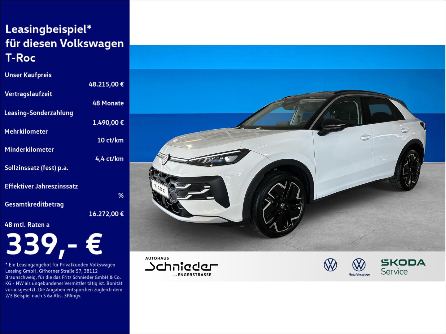Volkswagen T-Roc Style 1.5l eTSI DSG IQ.DRIVE AHK EASY OPEN