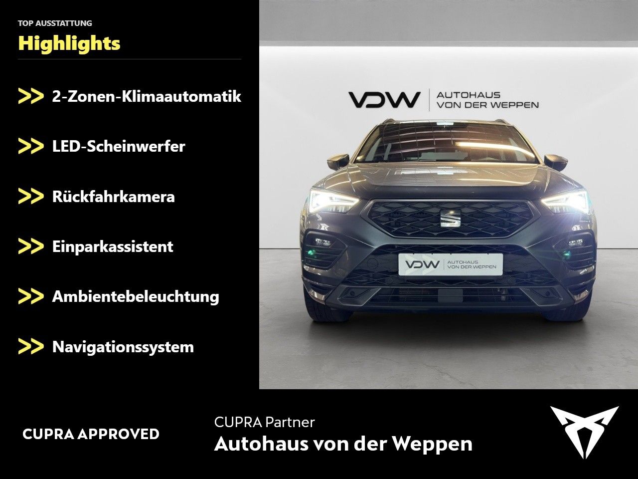 Seat Ateca FR 2.0 TDI Navi, Pano, ACC Klima Navi imagem 2