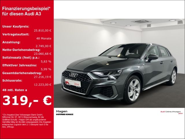 Audi A3 Sportback 40 TFSIe S-tronic LED MMI CarPlay S